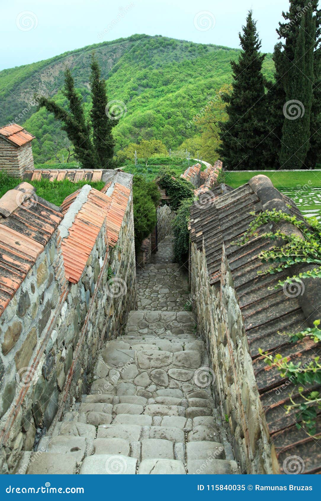 bodbe monastery steps to healing spring